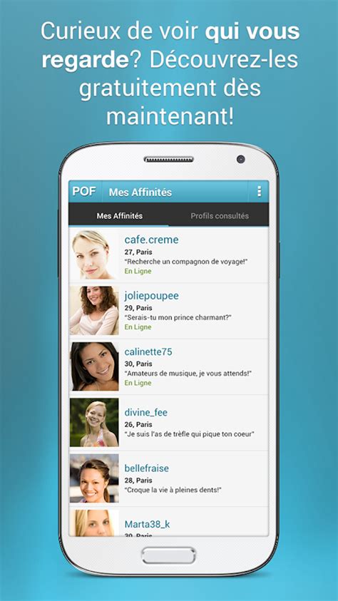 POF Site de rencontre – Applications sur Google Play